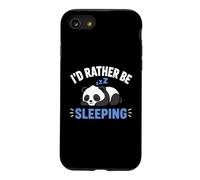 Panda Sleep Funny Nap Humor Lazy I'd Rather Be Sleeping Coque pour iPhone SE (2020) / 7/8