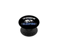 Panda Sleep Funny Nap Humor Lazy I'd Rather Be Sleeping PopSockets PopGrip Adhésif