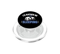 Panda Sleep Funny Nap Humor Lazy I'd Rather Be Sleeping PopSockets PopGrip pour MagSafe