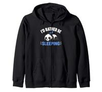 Panda Sleep Funny Nap Humor Lazy I'd Rather Be Sleeping Sweat à Capuche
