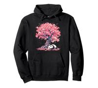Panda sous l'arbre Japonais Sakura - Panda Bear Japonais Sweat à Capuche