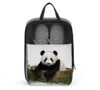 Panda Stars Sac à chaussures pour voyage Sac à chaussures étanche Organiseur de chaussures avec fermeture éclair et poignée Sac de chaussures de golf Sac à chaussures de golf Sac à crampons Style