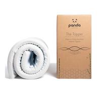 Panda Sur-matelas en bambou de 5 cm d'épaisseur - Hypoallergénique, soutien orthopédique, HydroFoam rafraîchissant, petit double UK