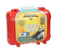 Panda Tampon et Coloriage Mallette Jouet de Voyage pour Enfants avec Autocollants