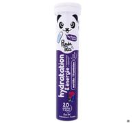 Panda Tea - Hydratation & Énergie - Myrtille/Framboise- Electrolyte Ultra Hydratation - 20 Pastilles Effervescentes