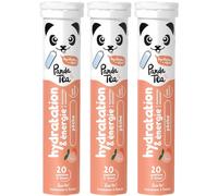 Panda Tea Hydratation Pêche 20 Comprimés Effervescents Promo 2+1 Gratuit