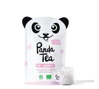 Panda Tea Infusion Tea Quiero Detox Bio - Drainant & Bien-Être, Tisane à Froid, Chaud ou Glacée - Certifié Biologique - Cure 28 Sachets Coton