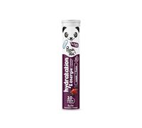 Panda Tea - Pastilles Hydratation & Énergie - Cassis-Fraise - 20 Pastilles sans sucre - Electrolyte Ultra Hydratation - Idéale pour le Sport et le Quotidien