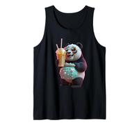 Panda Tenant Une Tasse géante - T-Shirt Unisexe pour Homme et Femme Débardeur