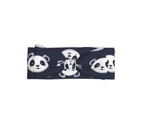 Panda Tiles Bandeau avec nœud imprimé pour bébé - Bandeau élastique doux adapté pour les nouveau-nés, les séances photo et le quotidien