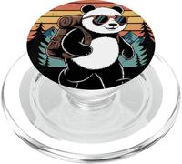 Panda Trekking Sunglasses Retro Outdoor Journey PopSockets PopGrip pour MagSafe