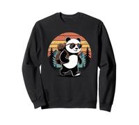 Panda Trekking Sunglasses Retro Outdoor Journey Sweatshirt