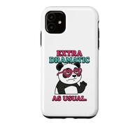 Panda très Dramatique comme d'habitude, Design drôle et Mignon Coque pour iPhone 11