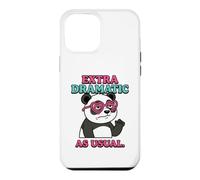 Panda très Dramatique comme d'habitude, Design drôle et Mignon Coque pour iPhone 12 Pro Max