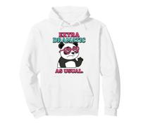 Panda très Dramatique comme d'habitude, Design drôle et Mignon Sweat à Capuche