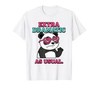 Panda très Dramatique comme d'habitude, Design drôle et Mignon T-Shirt