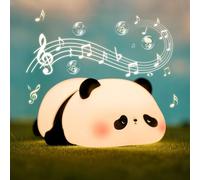 Panda Veilleuse enfants avec bruit blanc, appareil sonore pour aider au sommeil, 4 sons apaisants, minuterie/intensité variable, veilleuse en silicone, convient aux bébés et aux tout-petits, cadeau