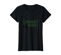 Panda Vibes Bamboo Forest Zen Animal Lover Cadeau T-Shirt, Femme, Noir, XL
