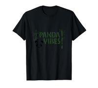 Panda Vibes Bamboo Forest Zen Animal Lover Cadeau T-Shirt, Homme, Noir, 6XL