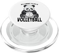 Panda Volleyball, Tout ce Que Je Veux Faire, C'est Un Mignon Joueur d'ours PopSockets PopGrip pour MagSafe