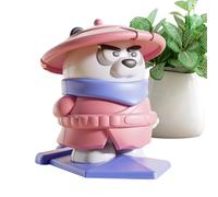 Panda Wind-Up Toys, Clockwork Animal Toy | Modèle Winda Flying Panda pour enfants | Mécanisme d'enroulement manuel jouet éducatif pour l'école, dortoir, espace de travail, voyage en plein air