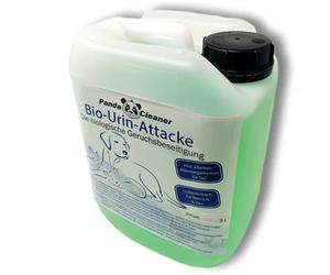 PandaCleaner® Bio-Urin Attack Odour Remover/Smell Neutraliser - Bidon de 5 litres Concentré - Elimination Biologique des odeurs d'animaux domestiques