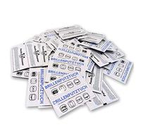 PandaCleaner Lot de 100 lingettes de nettoyage humides sans traces de 50/100/200 - Chiffon de nettoyage pour lunettes humide