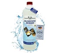 PandaCleaner Nettoyant pour système de lait - Machine à café - Concentré de 1000 ml pour tous les appareils de marque - Nettoyant mousse à lait pour machines à café - Nettoyant système de lait