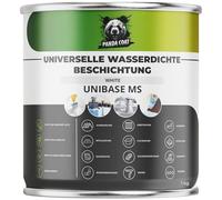 PandaCoat Mastic d'étanchéité étanche - Joint d'étanchéité en plastique liquide - Blanc - Étanchéité de gouttière - Joint de toit plat - Béton, métal et bois - Joint d'étanchéité liquide (1 kg)