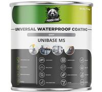 PandaCoat Mastic d'étanchéité universel en caoutchouc liquide pour intérieur et extérieur - Béton, métal et bois, fuite de toit flexible et toit en métal, par temps froid et humide, fabriqué en UE (1