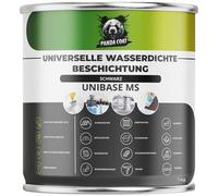 PandaCoat Mastic étanche - Mastic d'étanchéité en plastique liquide - Noir - Scellant de gouttière - Joint de toit plat - Béton, métal, bois - Joint d'étanchéité liquide (1 kg)