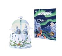 Pandacraft - Kit Éducatif Makers Voyage en Laponie - Expérimenter, Découvrir et se Questionner Tout en s'Amusant - 1 Activité + 1 Magazine - Jeux Éducatifs 8-12 Ans
