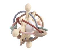 PandaEar Balle de Dentition Bébé Manhattan Hochet Sensoriel Espace | Balle de dentition Manhattan flexible en silicone, Textures espace uniques, Hochet intérieur doux bébé.