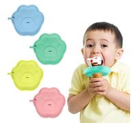 PandaEar Lot de 4 supports à glace en silicone pour enfants, support de crème glacée