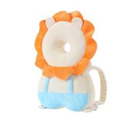 PandaEar Sac à Dos de Protection de Tête pour Bébé, Protège-Tête pour Tout-Petit en Marchant, Coussin de Protection Ajustable (Orange)
