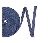 Pandahall 10,9 Yards Stitch rubans en Denim tissu de ruban en Denim 0,4 pouce de large bandes en Denim pour l’artisanat vêtements de serre-tête Jeans arcs et décorations de couture