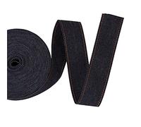 Pandahall 10,9 Yards Stitch rubans en Denim tissu de ruban en Denim de 1,57 pouce de large bandes en Denim pour l’artisanat vêtements de serre-tête Jeans arcs et décorations de couture