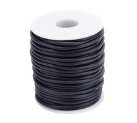 Pandahall 54,68 yards/rouleau 2 mm tube creux cordon en caoutchouc avec 1 m