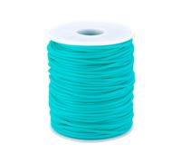 Pandahall 54,68 yards/rouleau 2 mm tube creux cordon en caoutchouc avec 1 m