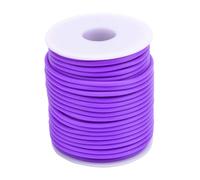 Pandahall 54,68 yards/rouleau 2 mm tube creux cordon en caoutchouc avec 1 m