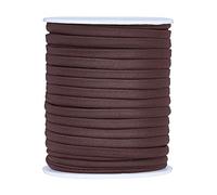 PandaHall Cordon élastique plat et fin en nylon souple cousu pour couture, loisirs créatifs, fabrication de bijoux (marron coco) - 20 m