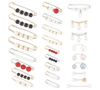 PandaHall - Épingles à broche élégantes Lot de 27 pour vêtements, robes, écharpes, pulls, chapeaux, accessoires de décoration