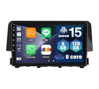 Pandahat 9 Pouces Tactile Android 15 Autoradio pour Honda Civic 2015-2021