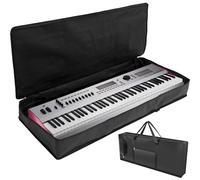 PandaHug Sac de Transport pour Clavier 61 Touches, 100 x 40 x 15 cm, Housse rembourrée avec poignée et bandoulière réglable, Orgue électronique Portable, étanche, Anti-Choc, Tissu Oxford 420D pour