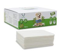 PANDAKLEEN Lot de 10 serviettes en bambou réutilisables pour chiens, chats et autres animaux de compagnie lavables en machine jusqu'à 5 fois | Lingettes jetables pour sécher et nettoyer les animaux de compagnie sales