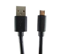 Pandaren 3m extra long cã¢ble usb de jeu de chargeur de charge pour ps4 et xbox one manette transfert de donnã es disponible (noir)