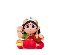 Panda's Box Mantra Chanting Devi Lakshmi | Jouet musical interactif en peluche douce | Non toxique et sûr | Meilleur cadeau d'anniversaire pour nouveau-nés et enfants (garçons, filles) | Taille S - 22