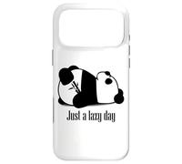 Pandas Just Lazy Days Cute Design Kawai Panda Ours Amusant Coque pour iPhone 17 Pro Max