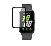 PandaXun Coque de protection intégrale transparente 4D pour Samsung Galaxy Fit 3 Smart Bracelet, coque de protection souple anti-rayures pour Samsung Fit 3 Smart Wristband