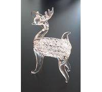 Pandecor Comarco Sa Renna à Suspendre en Filigrane de Verre 4 x 8 cm